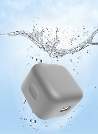 Case for Apple 40W Power Adapter – Soft Silicone Protective Cover for Dynamic Charger,Shockproof Dustproof Charging Block Protector Sleeve[Grey]
