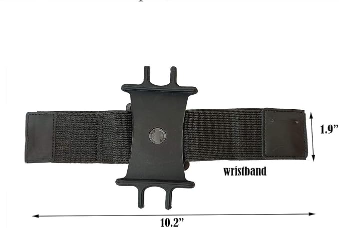 Wristband Armband Phone Holder, 360° Rotatable Sports Wristband for iPhone 11 Pro Max XR XS X 8 7 6 6s Plus, Galaxy, Google Pixel,Forearm Armband Phone Holder