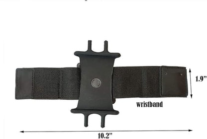 Wristband Armband Phone Holder, 360° Rotatable Sports Wristband for iPhone 11 Pro Max XR XS X 8 7 6 6s Plus, Galaxy, Google Pixel,Forearm Armband Phone Holder