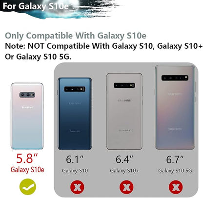 Sitong [Upgraded Battery Case for Samsung Galaxy S10e, 5000mAh Rechargeable Extended Battery Charging Charger Case, Add 1.2X Extra Juice (5.8 inch for Galaxy S10e) Black