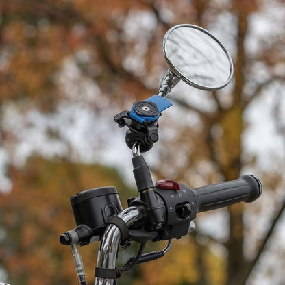 Quad Lock Mirror Motorcycle Phone Mount Kit with Vibration Dampener and MAG Universal Adaptor