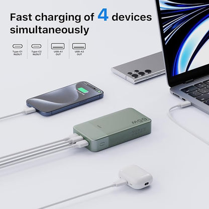 Portable Charger 65W Power Bank 20000mAh Compact USB C Laptop Power Bank Fast Charging Battery Pack for Laptop MacBook Dell XPS iPad Tablet Steam Deck iPhone 17/16/15/14 Series Samsung and More