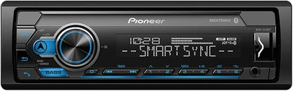 Pioneer MVH-S310BT Single Din Built-In Bluetooth, MIXTRAX, USB, Auxiliary, Pandora, Spotify, iPhone, Android and Smart Sync App Compatibility Car Digital Media Receiver