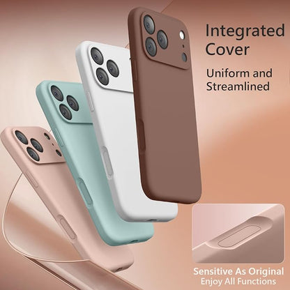 FireNova Magnetic for iPhone 17 Pro Max Case, Compatible with MagSafe, [Integrated Silicone Camera Control Button] [Camera Protection] Anti-Scratch Microfiber Lining Phone Case, 6.9", Pinksand