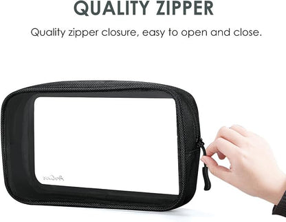 ProCase Gadgets Bag Pouch Electronics Accessories Organizer Travel Gear Storage Case Bag for Hard Drive Mouse USB Cables Power Bank Charger Power Adapter Cord Plug