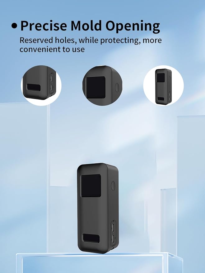 Compatible with Anker Prime Power Bank,9,600mAh Battery Pack with 65W Output,Premium Silicone Shockproof Protection Skin Touch Charging Port Accessible,Black.