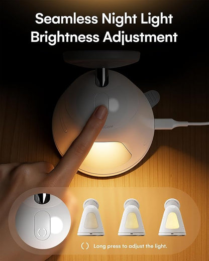 3 in 1 Charging Station for Apple Devices,Qi2 Mag-Safe Charger Stand & Light,Fast Wireless Charging Station for iPhone 17/16/15/14/13/12& AirPods & iWatch &Pixel 10 & Samsung Galaxy Watch(30W Adapter)