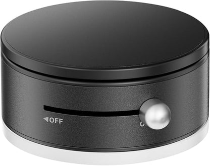 pop-tech Magnetic Vacuum Suction Mirror Phone Holder (Smooth Mirror Surface Only), Gym Bathroom Kitchen Shower Phone Mount for Magsafe iPhone Android Makeup, Selfies, Videos