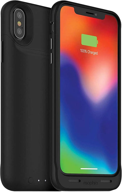Mophie juice pack wireless - Qi Wireless Charging - Protective Battery Case Made for Apple iPhone X – Black (401002004)