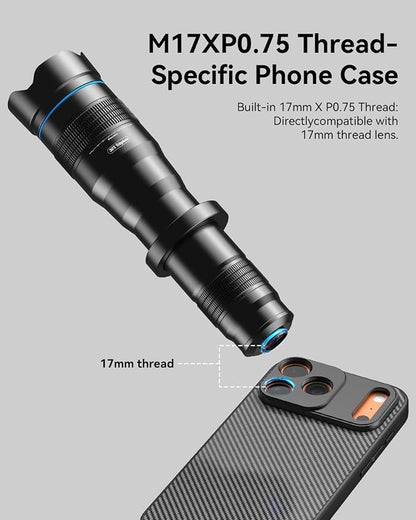 Evil eye 36X Telephoto Lens for iPhone 17 Pro Max, High Power HD Telephoto Phone Lens with Tripod, Phone Lens Attachments for Travel, Concert, Exploration