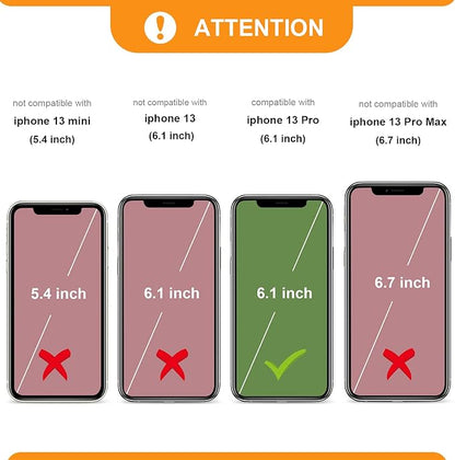 Bocasal RFID Blocking Wallet Case for iPhone 13 Pro, Adjustable Crossbody Zipper Purse Case Card Holder with Kickstand Detachable Wrist Strap, PU Leather Flip Folio Case 6.1 Inch 5G (Mint Green)
