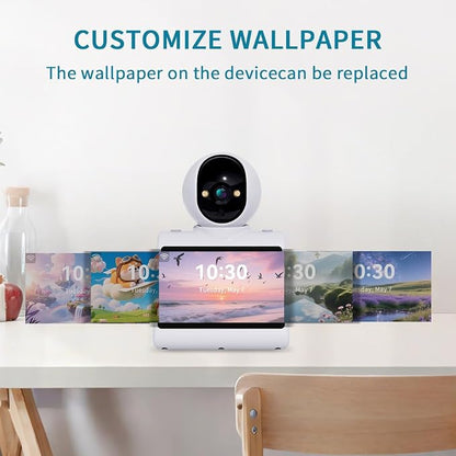 Two Way Video Camera,Dual-band 5G/2.4G Indoor Home Security Cameras,Baby Motion Pet Dog Camera with Phone App,Motion for Elderly/Nanny/Pet/Dog/Baby,Audio Calling Device Pan Til,Motion Detection