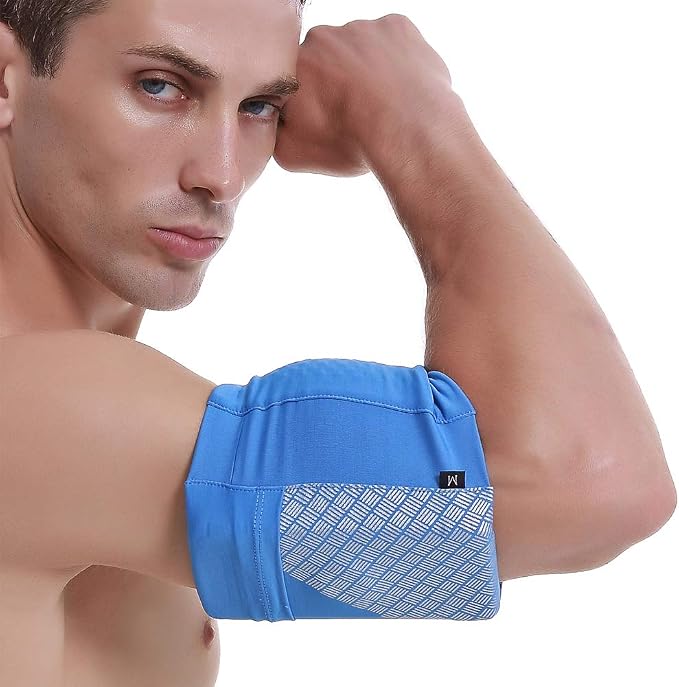 Universal Sports Armband for All Phones. Cell Phone Armband for Running, Fitness and Gym Workouts (iPhone X/8/7/6/Plus,Samsung Galaxy S9/S8/S7/S6/Edge/Plus & LG, Google & More) Blue, Large