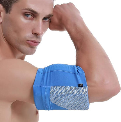 Universal Sports Armband for All Phones. Cell Phone Armband for Running, Fitness and Gym Workouts (iPhone X/8/7/6/Plus,Samsung Galaxy S9/S8/S7/S6/Edge/Plus & LG, Google & More) Blue, Large