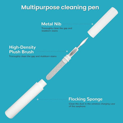 Airpods Cleaner Kit 221 Pcs Earbud Cleaning Putty Remove Ear Wax Phone Cleaning kit Cleaner Pen Brush Microfiber Cloth for Airpods Pro/1/2/3 Charging Case Headphones Camera Hearing Aids