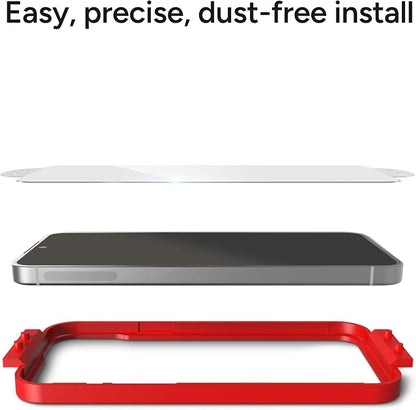 ZAGG Glass XTR4 Samsung Galaxy S25+/ S24+ Screen Protector - Tempered Glass, 11X Stronger with Graphene, Blue Light Filtering, Anti-Reflective Technology, InvisibleShield, Easy Dust-Free Installation