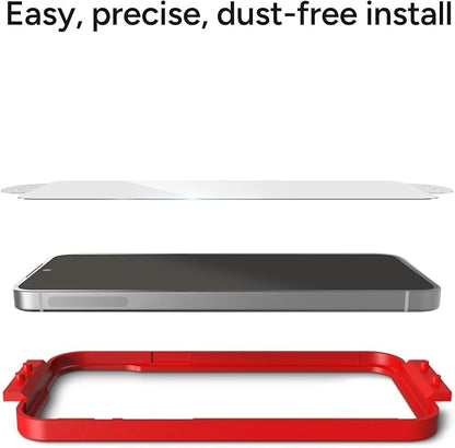 ZAGG Glass XTR4 Samsung Galaxy S25 Ultra Screen Protector - Tempered Glass, 11X Stronger with Graphene, Blue Light Filtering, Anti-Reflective Technology, InvisibleShield, Easy Dust-Free Installation