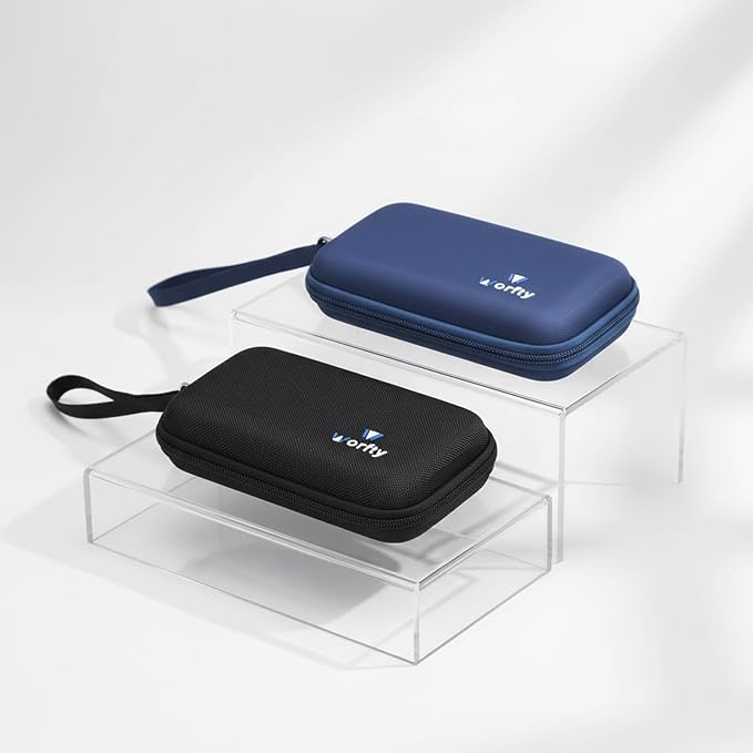 Case for Anker Power Bank(PowerCore 10K) A1229/ VEGER All in One 10000mAh (V1115)/ Belkin 10,000mAh (BPB006) Portable Charger Power Bank - Hard Travel Carrying Storage Bag (Black)