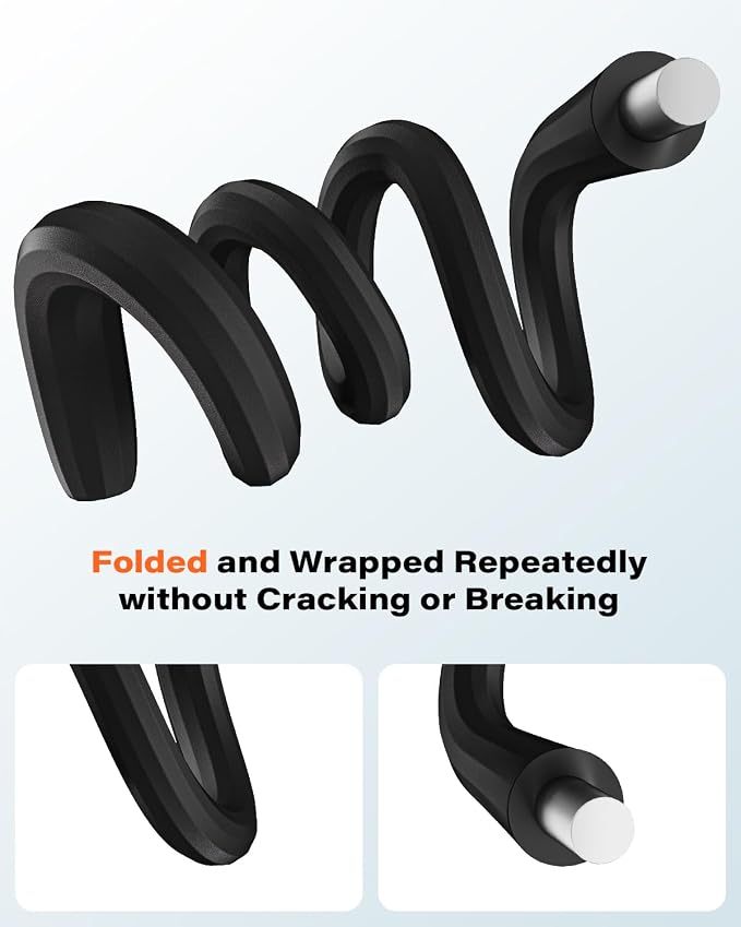 A2C Flexible Gooseneck Phone Holder for iPhone Magsafe, Long Arm Gym Magnetic Phone Holder for Treadmill Peloton, Portable Fitness Home Gym Accessory, Phone Mount for Stroller/Shopping/Golf Cart/Desk