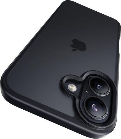 CASEKOO Armor Shockproof Designed for iPhone 17 Case [16FT Military Grade Protection] Matte Finish Protective Phone Case Anti-Fingerprint Thin Slim Hard Cover for iPhone 17 - Black