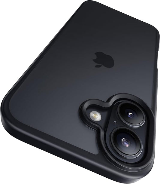 CASEKOO Armor Shockproof Designed for iPhone 17 Case [16FT Military Grade Protection] Matte Finish Protective Phone Case Anti-Fingerprint Thin Slim Hard Cover for iPhone 17 - Black