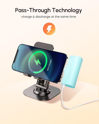 Little Blue Power Bank Battery Charger for iPhone 11 Pro, 4800mah Portable Charger Ultra-compact External Battery for Lightning Port, Mini Power Charger ompatible With iPhone 14/13/12 pro max/6s/6/7/8
