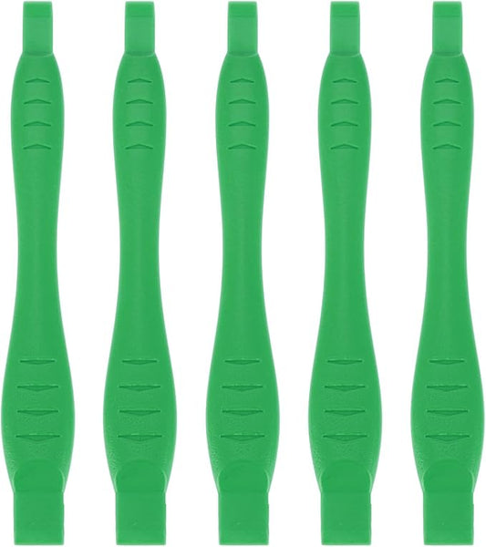 MECCANIXITY 5pcs Universal Pry Spudger Tool, Phone Pry Opening Tool Plastic Crowbar for Cell Phone, PC, Laptop Tablet Screen Repairing, Green