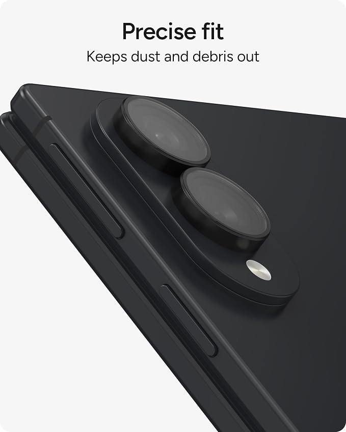 ZAGG Glass Elite Samsung Galaxy Z Fold8 Camera Lens Protector | Anti-Reflective, 5X Stronger Impact & Scratch Resistant Aluminosilicate Glass - Easy Installation, Smudge-Free Surface