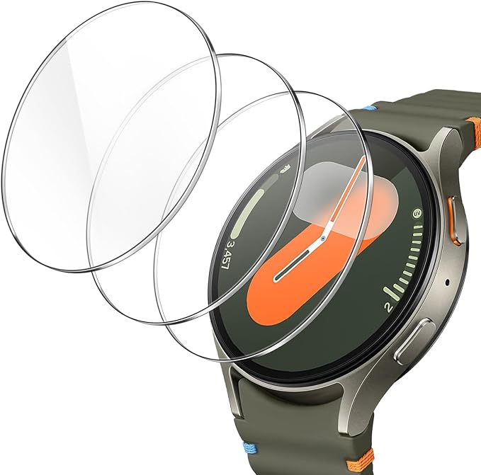 JETech Screen Protector for Samsung Galaxy Watch 7/6 40mm, 3-Pack | Tempered Glass Protection, HD Clear, Anti-Scratch Design