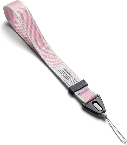 Ringke Hand Strap [Adjustable Wristlet Lanyard with Sturdy String] [One-Touch Buckle] for Phone Case, Camera, Keys, USB Flash Drive, and ID Badge - Stripe Pink