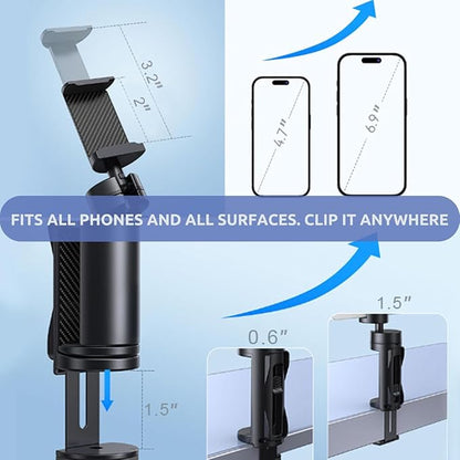 5 PACK Airplane Phone Holder Travel Essentials Accessories – Universal Hands Free Cell Phone Stand Mount for Air Plane Table Seat Desk, Cruise, Car & Flight – Mini Size for Vacation, iPhone, Samsung