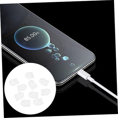 Housoutil 4sets USB c Plug for Cell Phone Protective Port Cover with Easy Install and Reusable Design Stopper for Phone Supplies 10pcs*4