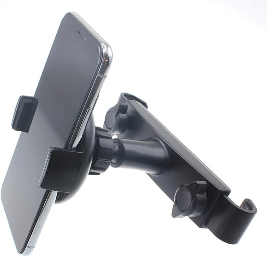 Holder Car Headrest Mount for Compatible with Samsung Galaxy S24/S23/S22/S21/S20/FE/Plus/Ultra Phones - Seat Back Cradle Swivel Dock