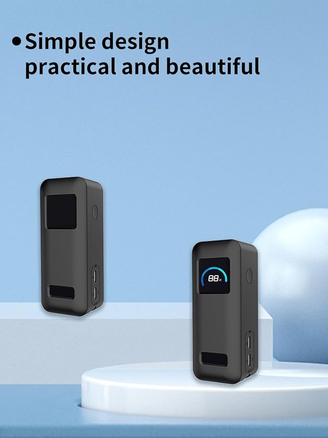 Compatible with Anker Prime Power Bank,9,600mAh Battery Pack with 65W Output,Premium Silicone Shockproof Protection Skin Touch Charging Port Accessible,Black.
