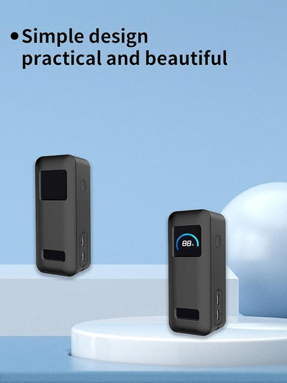Compatible with Anker Prime Power Bank,9,600mAh Battery Pack with 65W Output,Premium Silicone Shockproof Protection Skin Touch Charging Port Accessible,Black.
