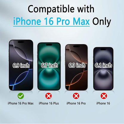 ZEROLEMON Battery Case for iPhone 16 Pro Max, 10000mAh Capacity, 18W Fast Charging Power with Full Edge Protection Extended RuggedJuicer Battery Charger Case for iPhone 16 Pro Max - Black