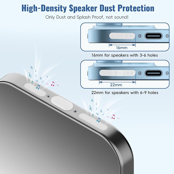 Silicone USB C Dust Plug with Phone Speaker Cover,5-in-1 31 Pack Charging Port Cover Cleaning Kit,Type C Anti Dust Plug for iPhone 15/16/17/Samsung Galaxy/One Plus/Google Pixel/All USB C-Port Devices