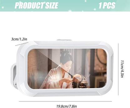 Shower Phone Holder Waterproof, 480° Rotatable Retractable Angle Adjustable Bathroom Wall Phone Mount Stand, Phone Holder for Shower, Anti-Fog Touchscreen Phone Shower Holder for 4-7'' Cellphones