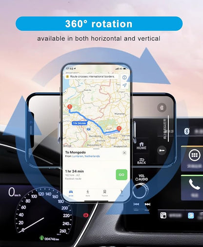 Car Phone Holder for Toyota Corolla/Corolla Cross Accessories 2019 2020 2021 2022 2023 2024 2025 2026 Dash Mount Cell Phone Holder for Most Smartphones Hands-Free(8inch Screen Only)
