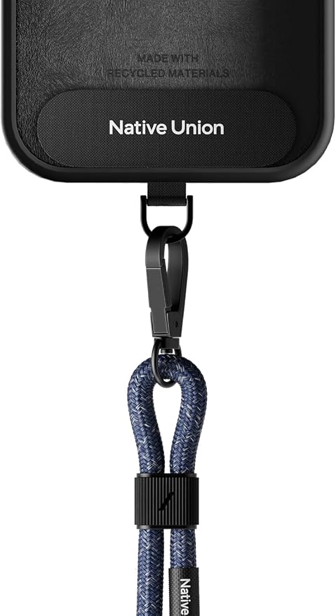 Native Union Sling – Adjustable & Detachable Phone Strap – Compatible with iPhone 16, 15, 14, 13 and most Smartphones – Made with 100% Durable & Recycled Materials (Navy)