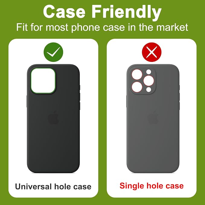 2-Pack Shatterproof Camera Lens Protector for iPhone 14 Pro/14 Pro Max |AR Tempered Glass Strong Adsorption Metal Camera Cover Screen(Black)