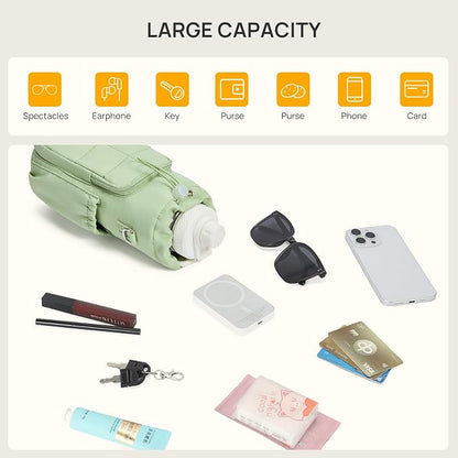 Telena Water Bottle Holder with Strap RFID Crossbody Bags for Women for Walking, Hiking, Cycling