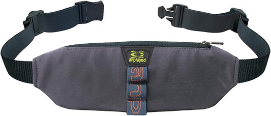 Amphipod AirFlow Trail Pack, Runners Storage Waist Pack Belt for Running & Jogging, Men & Women - Charcoal - XL