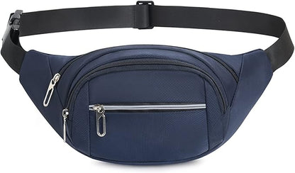 DAITET Crossbody Fanny Pack for Men&Women,Large Waist Bag & Hip Bum Bag with Adjustable Strap for Outdoors Workout Traveling Casual Running Hiking Cycling