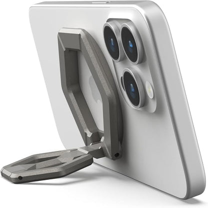 URBAN ARMOR GEAR UAG Magnetic Phone Ring Stand Compatible with MagSafe Magnet, Removable Metal Finger Ring Grip & 360 Rotation Adjustable Kickstand for iPhone 17, Galaxy S26, Titanium