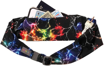 BANDI Running Belt for Women & Men – USA Made No-Bounce Adjustable Waist Pack & Secure Fanny Pack – Fits All Phones, Gels & Essentials – Zipper-Free, Medical Device Friendly
