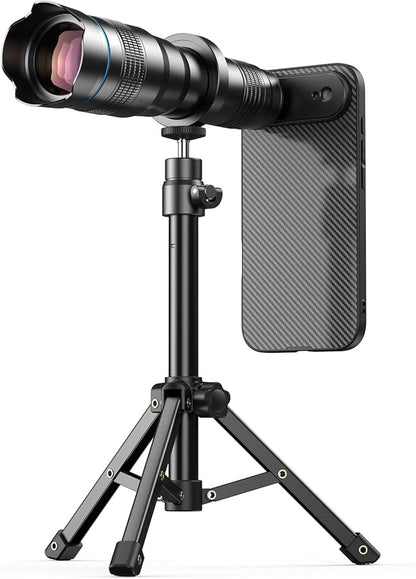 Evil eye 36X Telephoto Lens for iPhone 17 Air, High Power HD Telephoto Phone Lens with Tripod, Phone Lens Attachments for Travel, Concert, Exploration