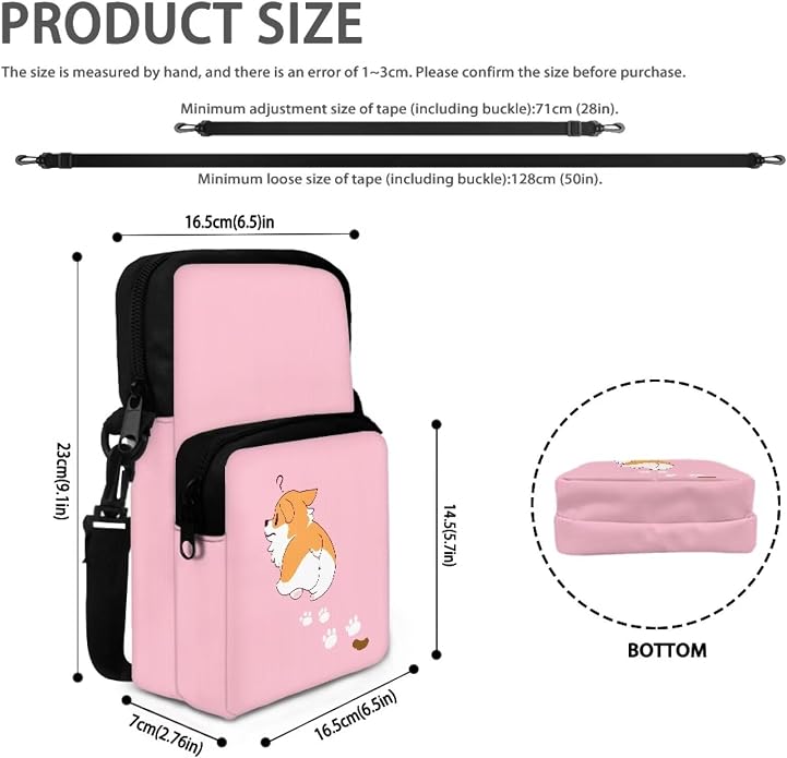 Men's Crossbody Bag, Small Cell Phone Wallet, Women's Shoulder Handbag, Travel Gym Bag