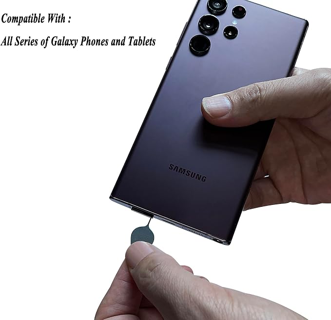 6Packs Eaglewireless Sim Card Tray Opening Removal Tool,Eject Pin Tool Replacement for Samsung Galaxy S8 S9 /S20/S20U/S21/Galaxy Note 9/Note 10/Note 20 Ultra/S22 S23 Series/Z Fold 3 4 5