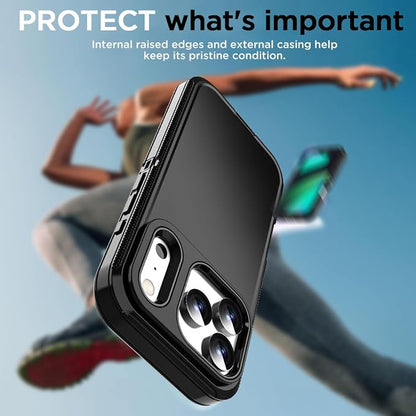 AICase for iPhone 17 Pro Case(6.3"),Heavy Duty Drop Protection Full Body Rugged Shockproof/Drop Proof/Dust Proof Military Protective Tough Durable Phone Cover for iPhone 17 Pro 2025_BG024